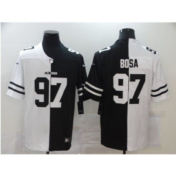 nick bosa black 49ers jersey